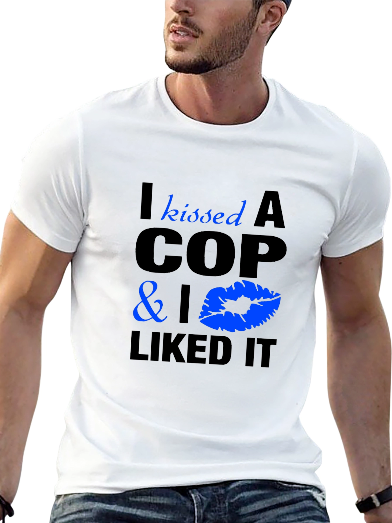 I Kissed A Cop T-Shirt