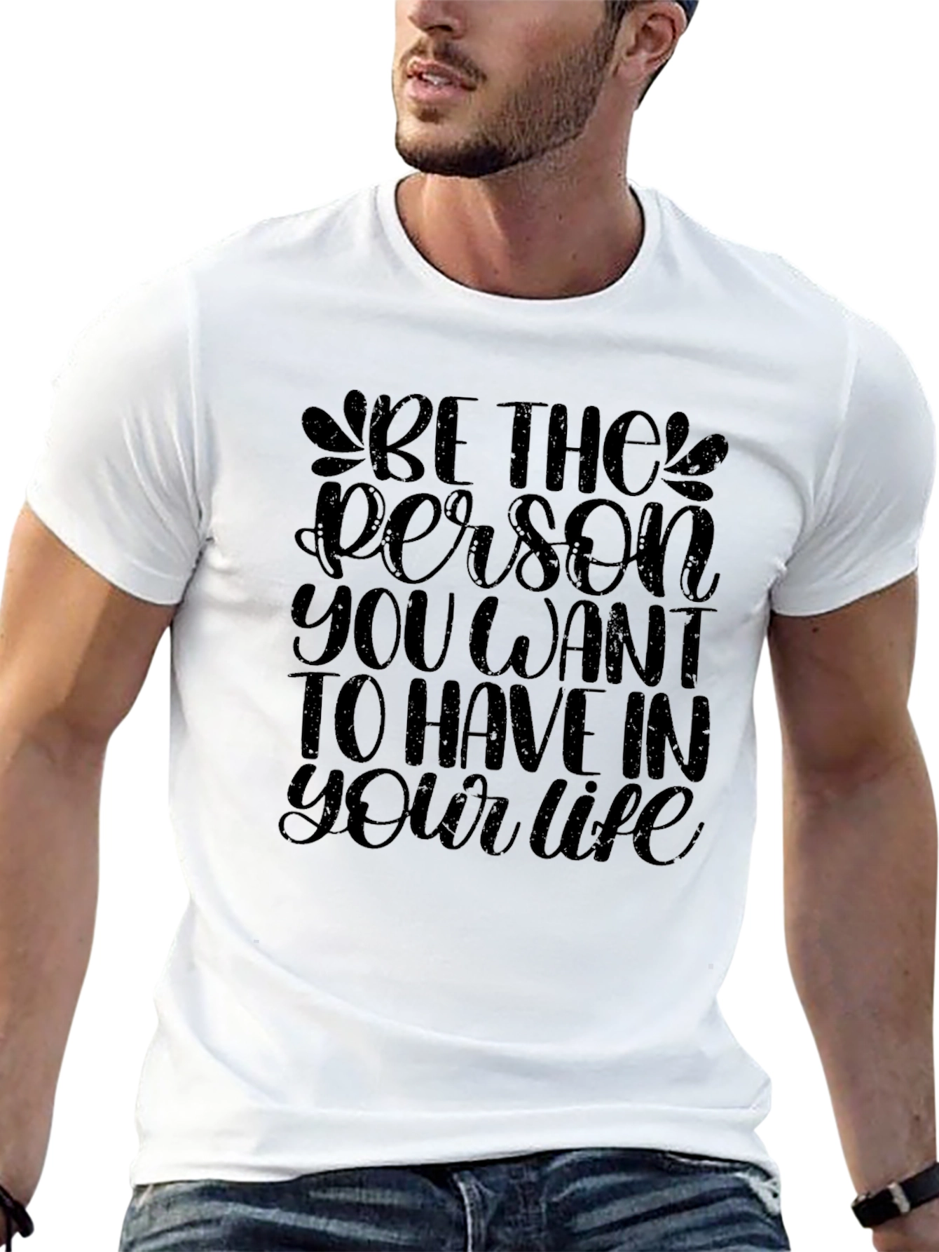 Inspirational Message Black T-Shirt