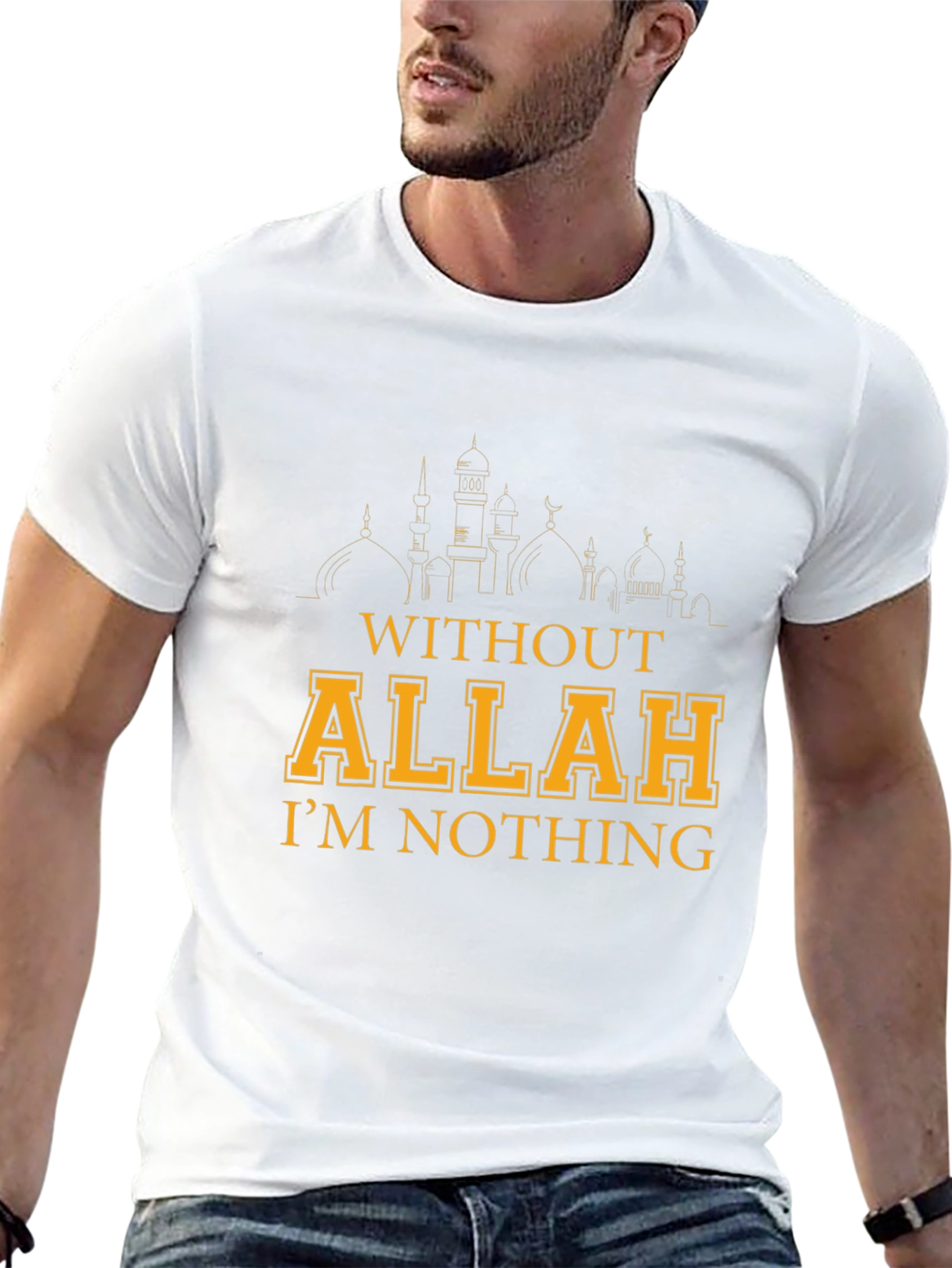Without Allah Im Nothing Graphic T-Shirt