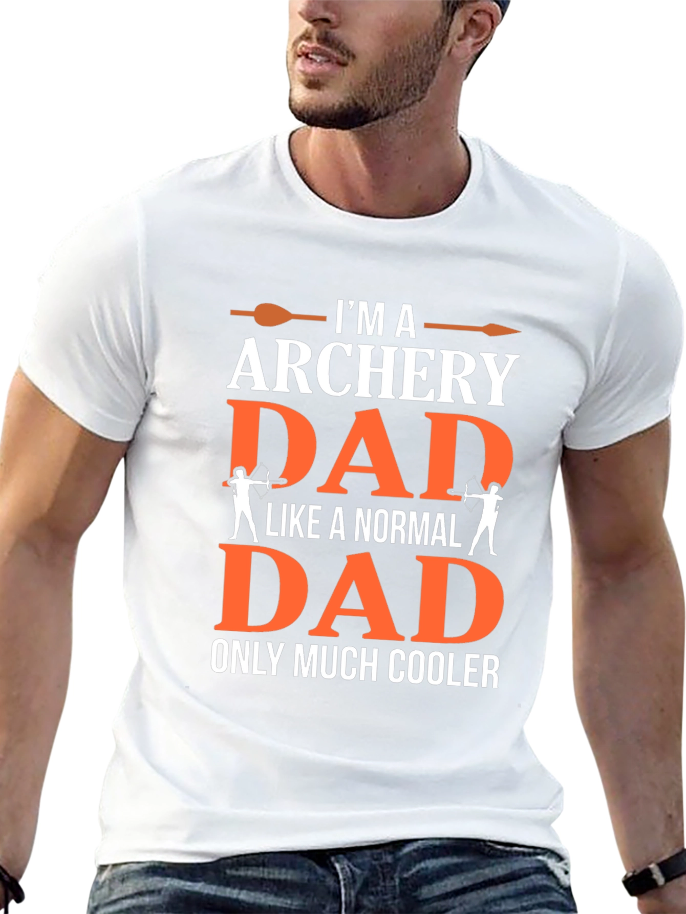 Archery Dad T-Shirt - Cool Fathers Day Gift