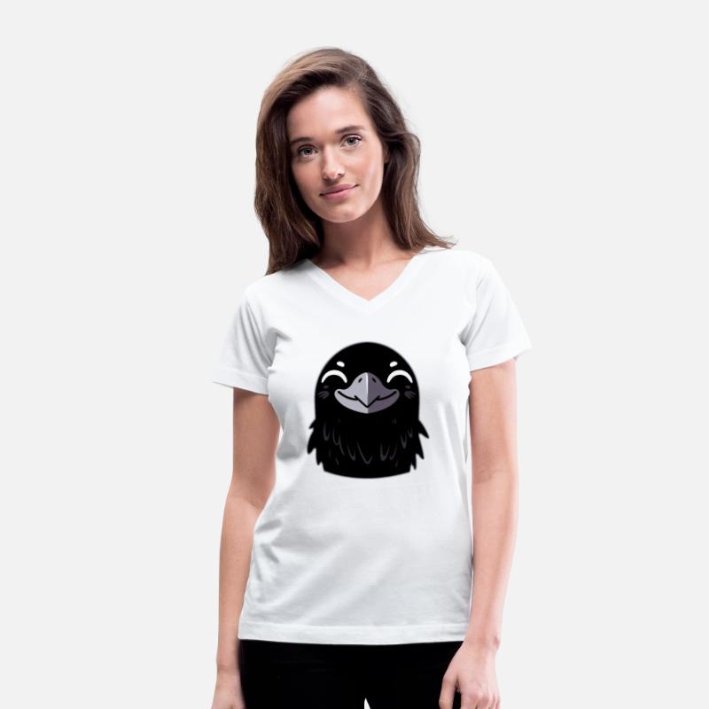 Cartoon Raven - Smiling