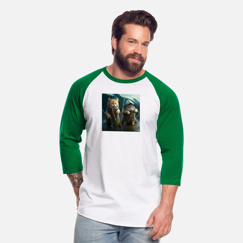 Cats that are standing in the water