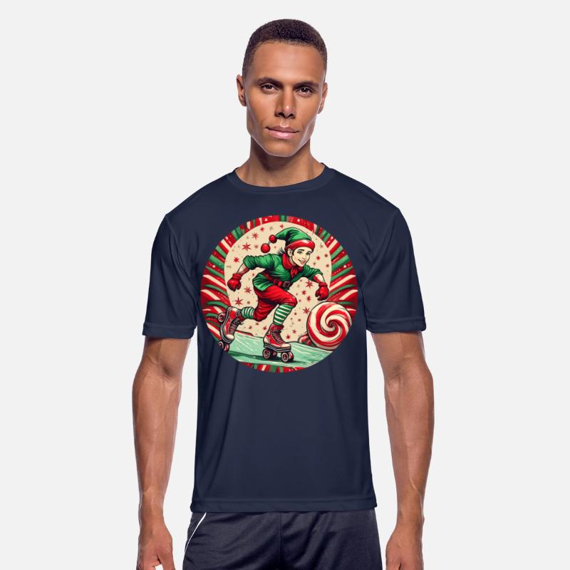 Christmas Elf Inline Skating