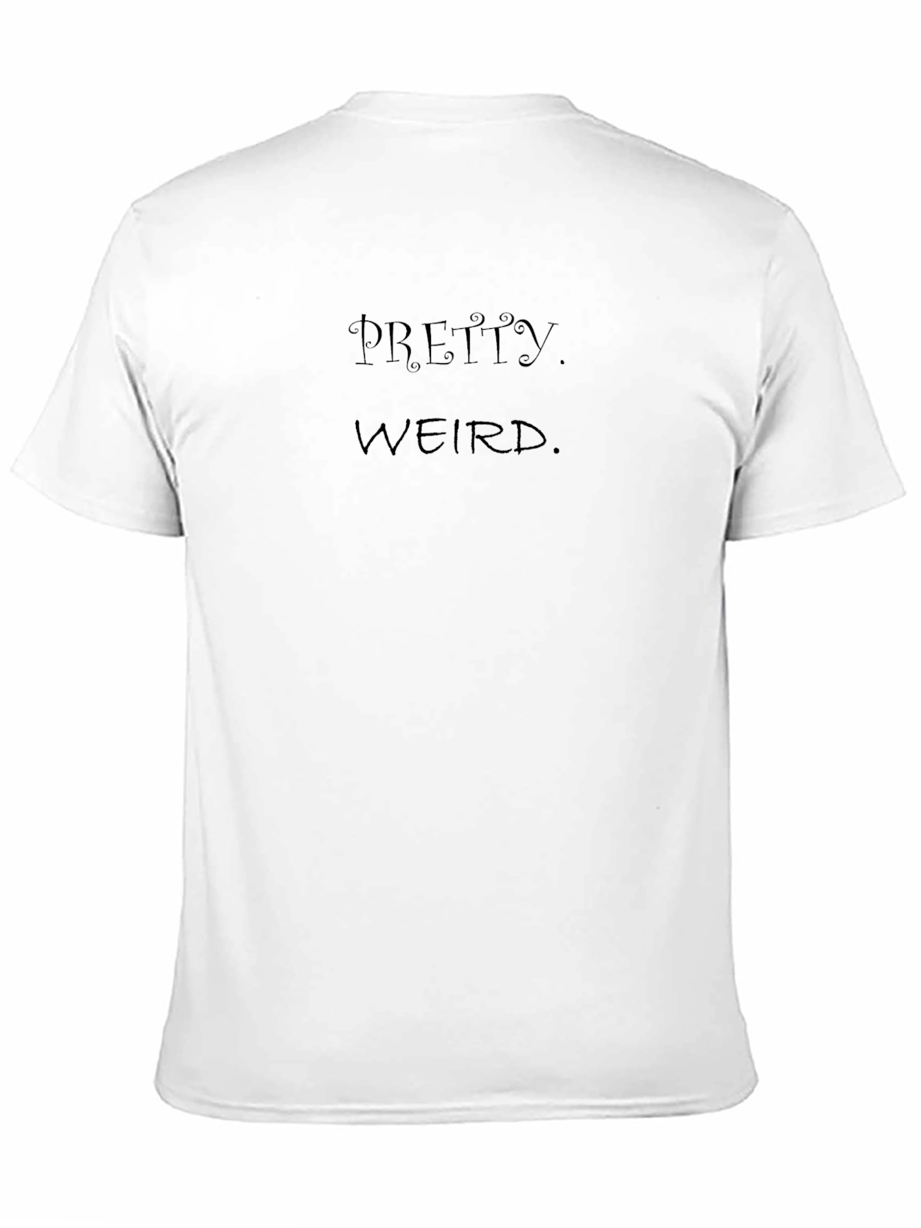 Pretty Weird Black Graphic Tee