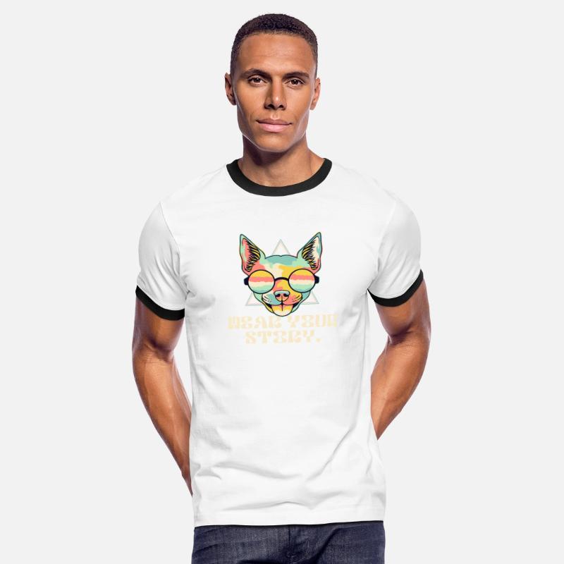 Colorful Simple Dog Story T Shirt