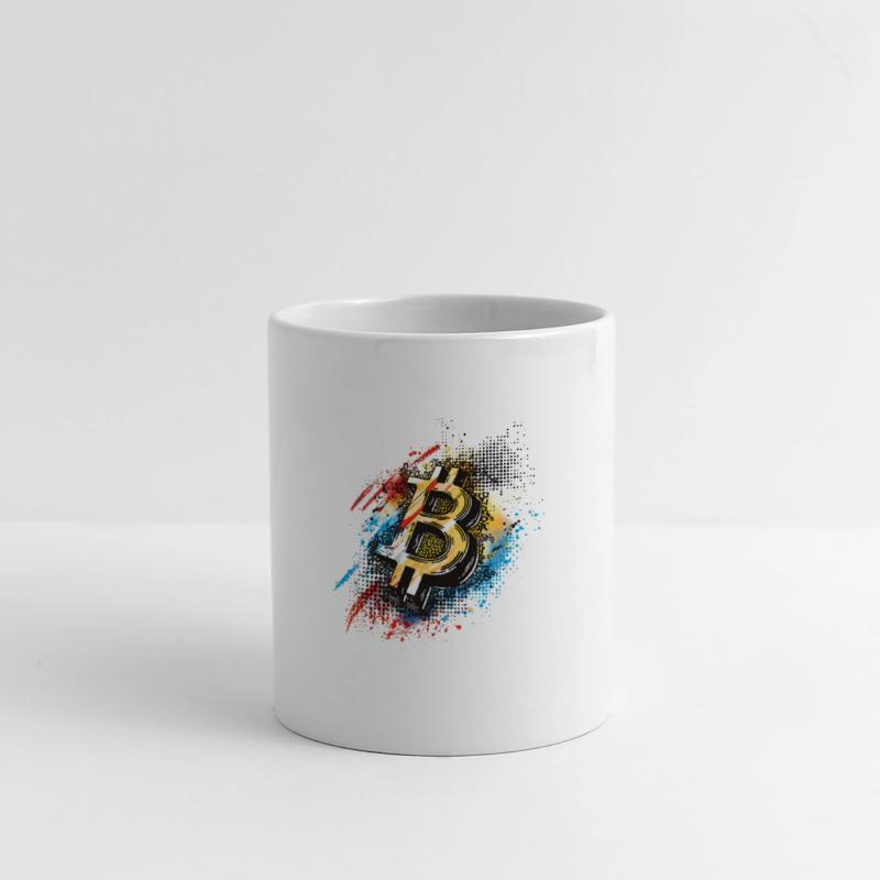 Crypto Rush: Bitcoin's Bold Stance in Art Form