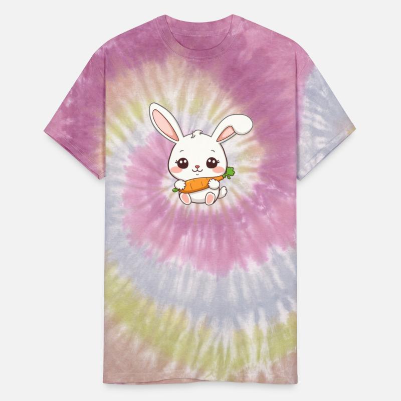 Cute Bunny with Carrot Illustration