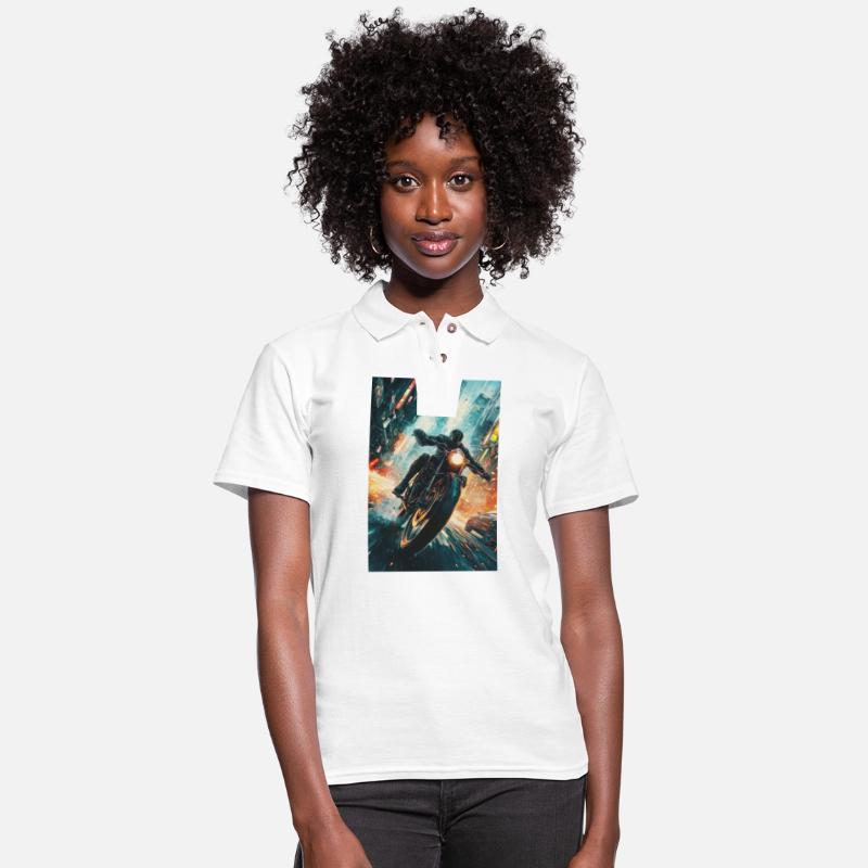 Cyberpunk Motorcycle Chase