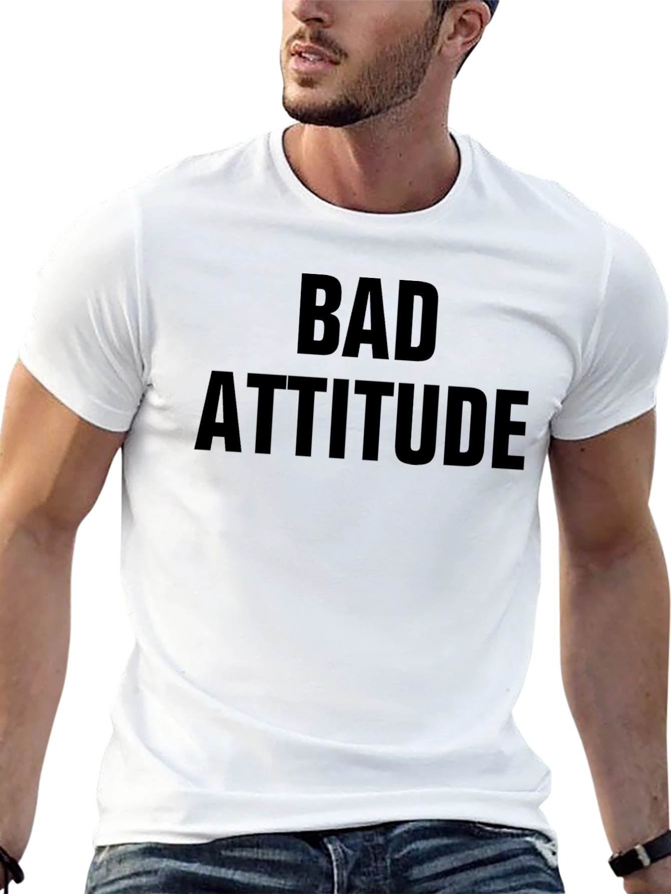 Bad Attitude Black Graphic Tee