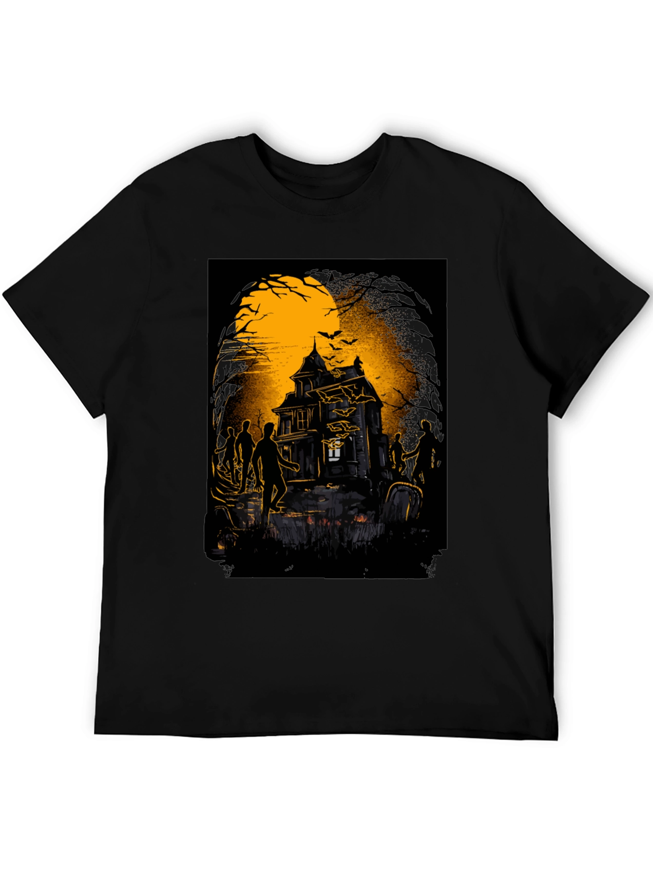Haunted House Zombie T-Shirt Halloween Tee