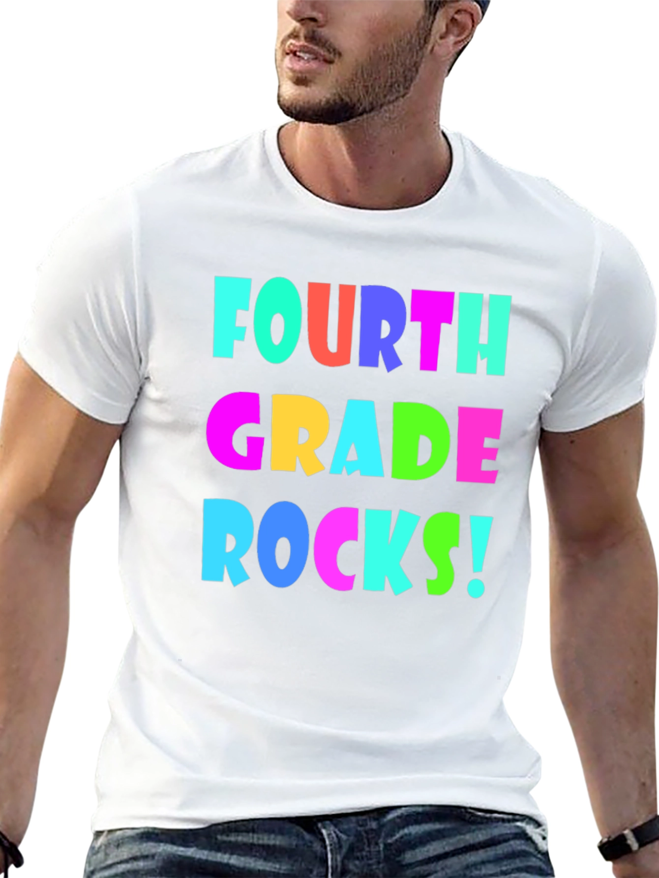 Fourth Grade Rocks! Graphic Tee