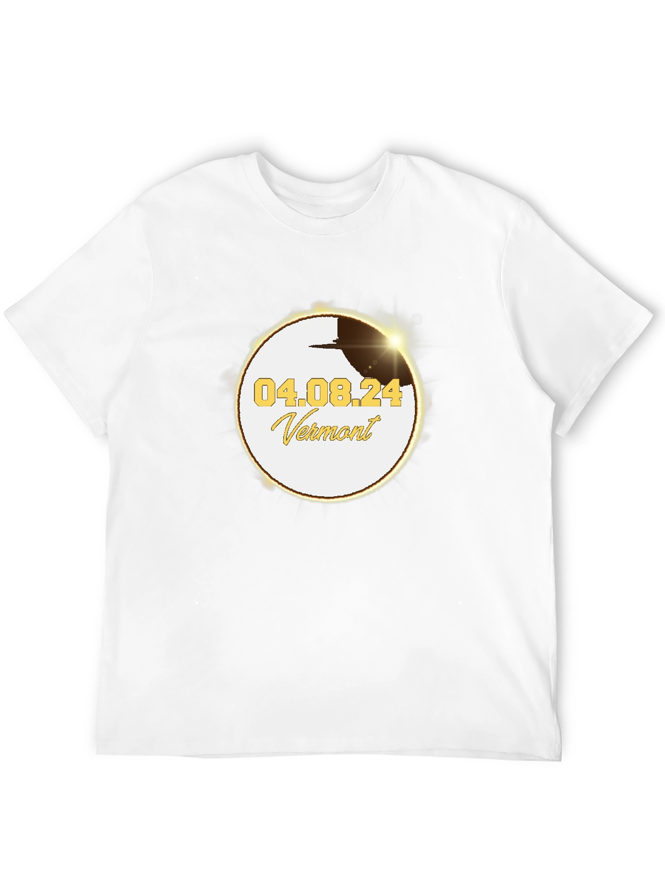 Total Solar Eclipse Vermont April 8 2024 T-Shirt
