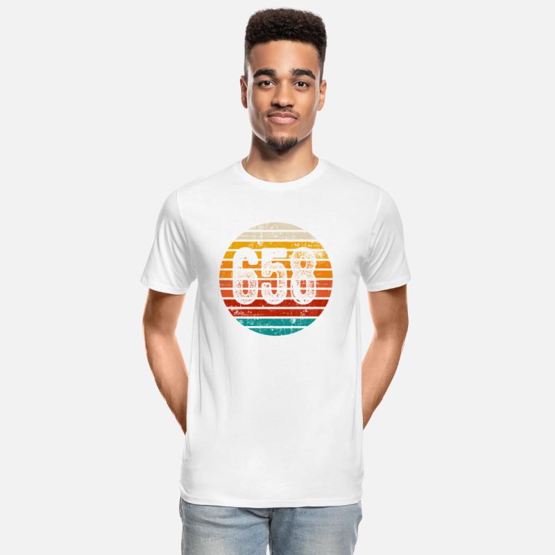 Distressed Vintage Sunset 658 Area Code