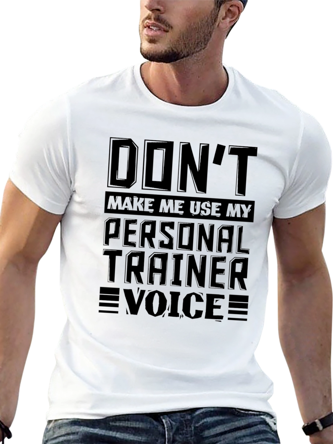 Personal Trainer Voice T-Shirt Funny Workout Tee