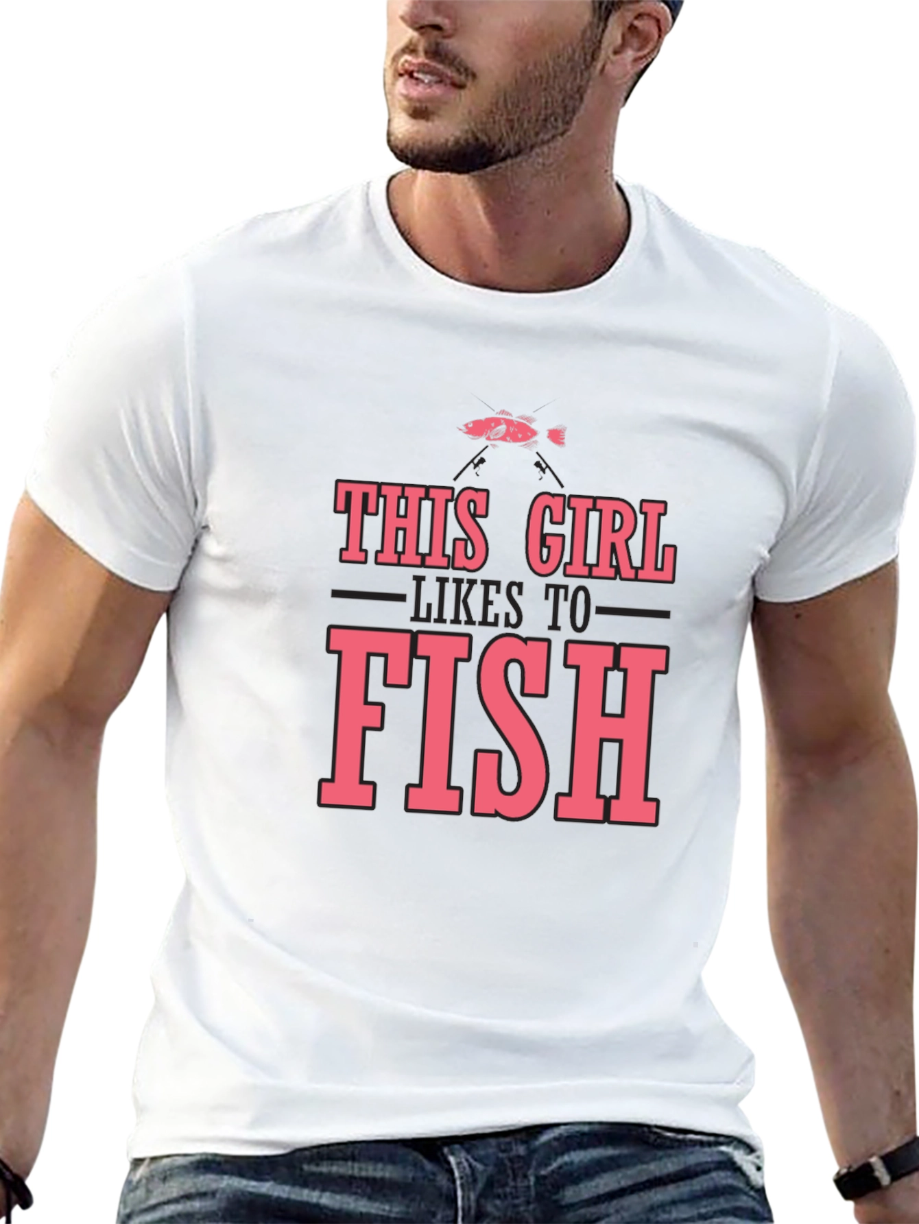 This Girl Likes To Fish T-Shirt - Fishing Apparel