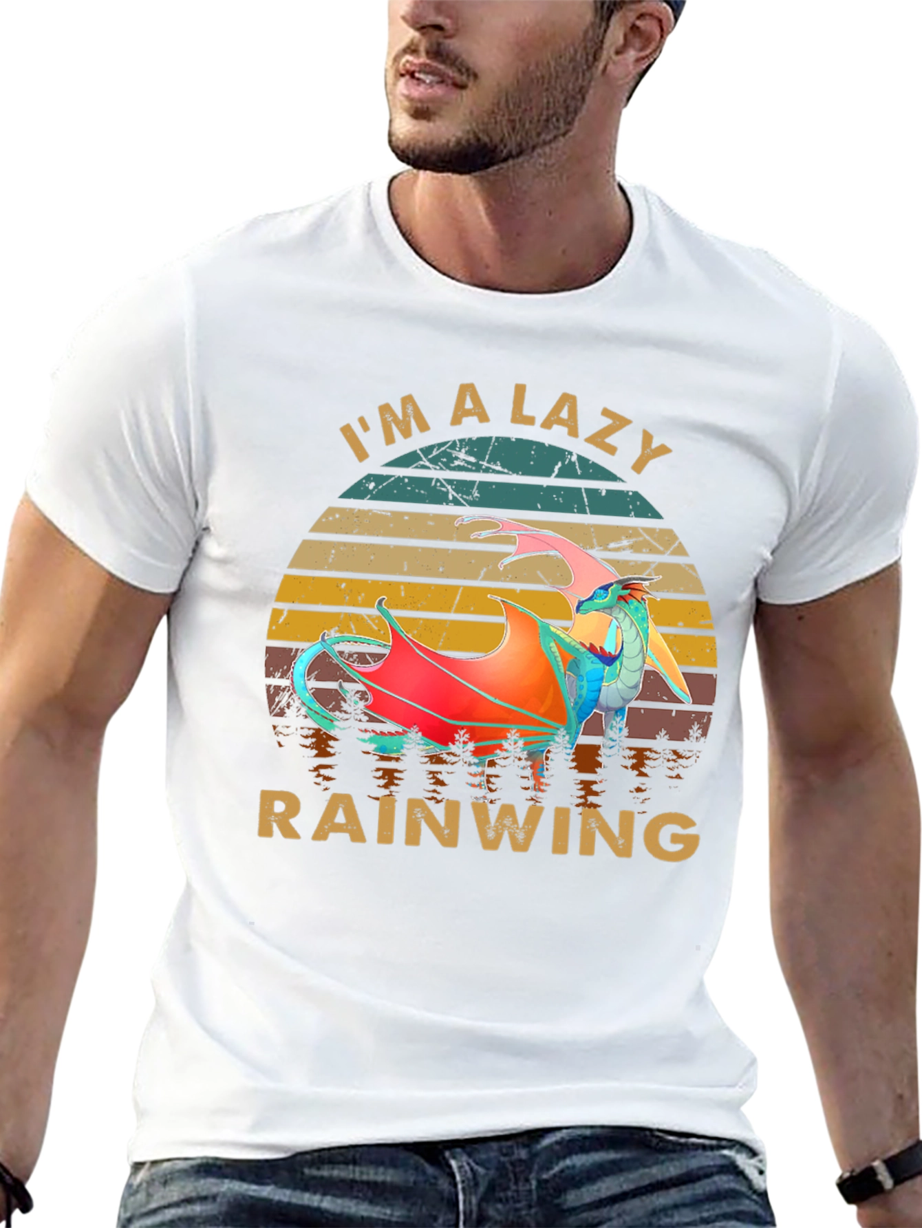 Lazy Rainwing T-Shirt - Dragon Lover Tee