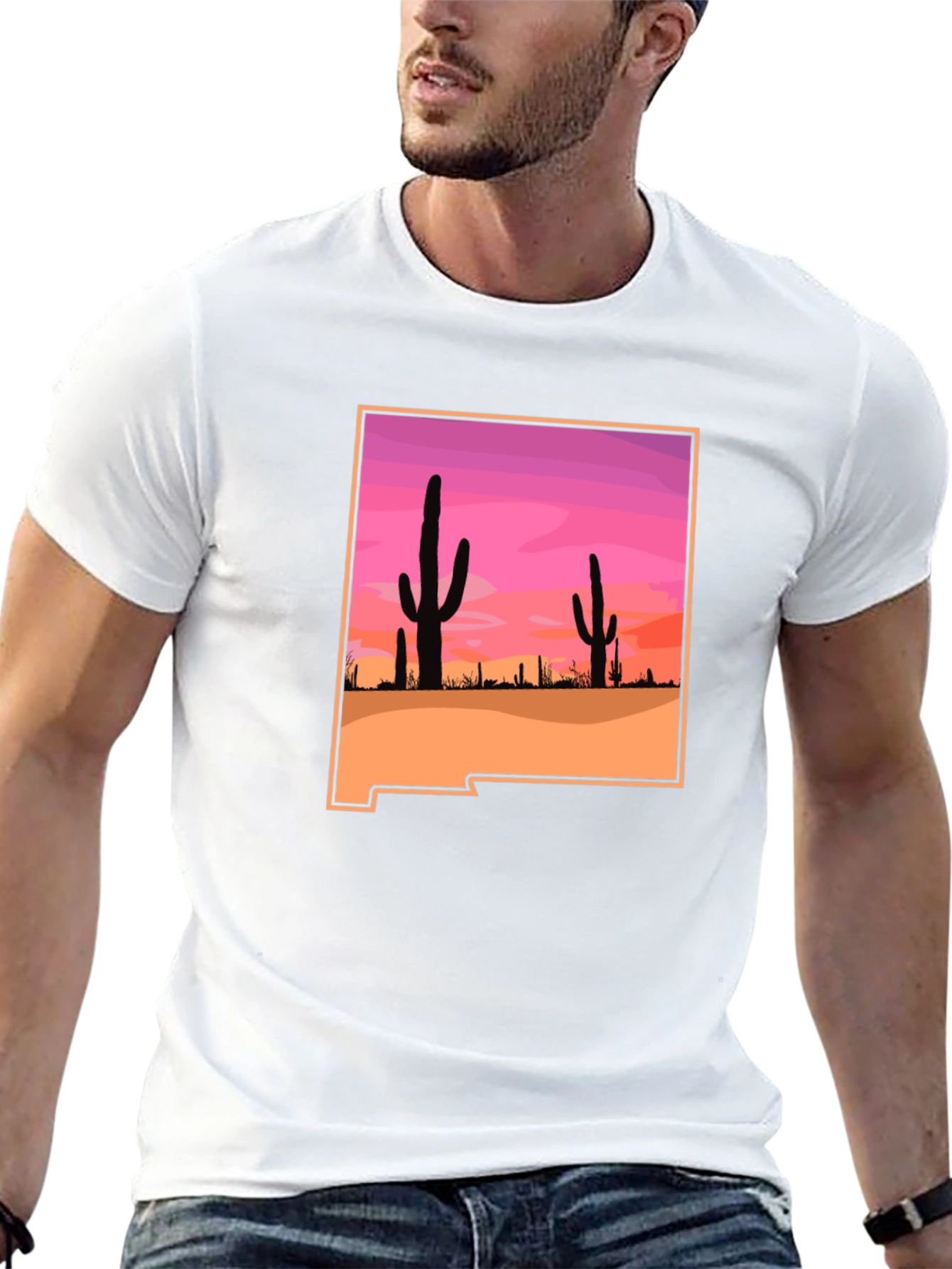 Desert Sunset Graphic T-Shirt