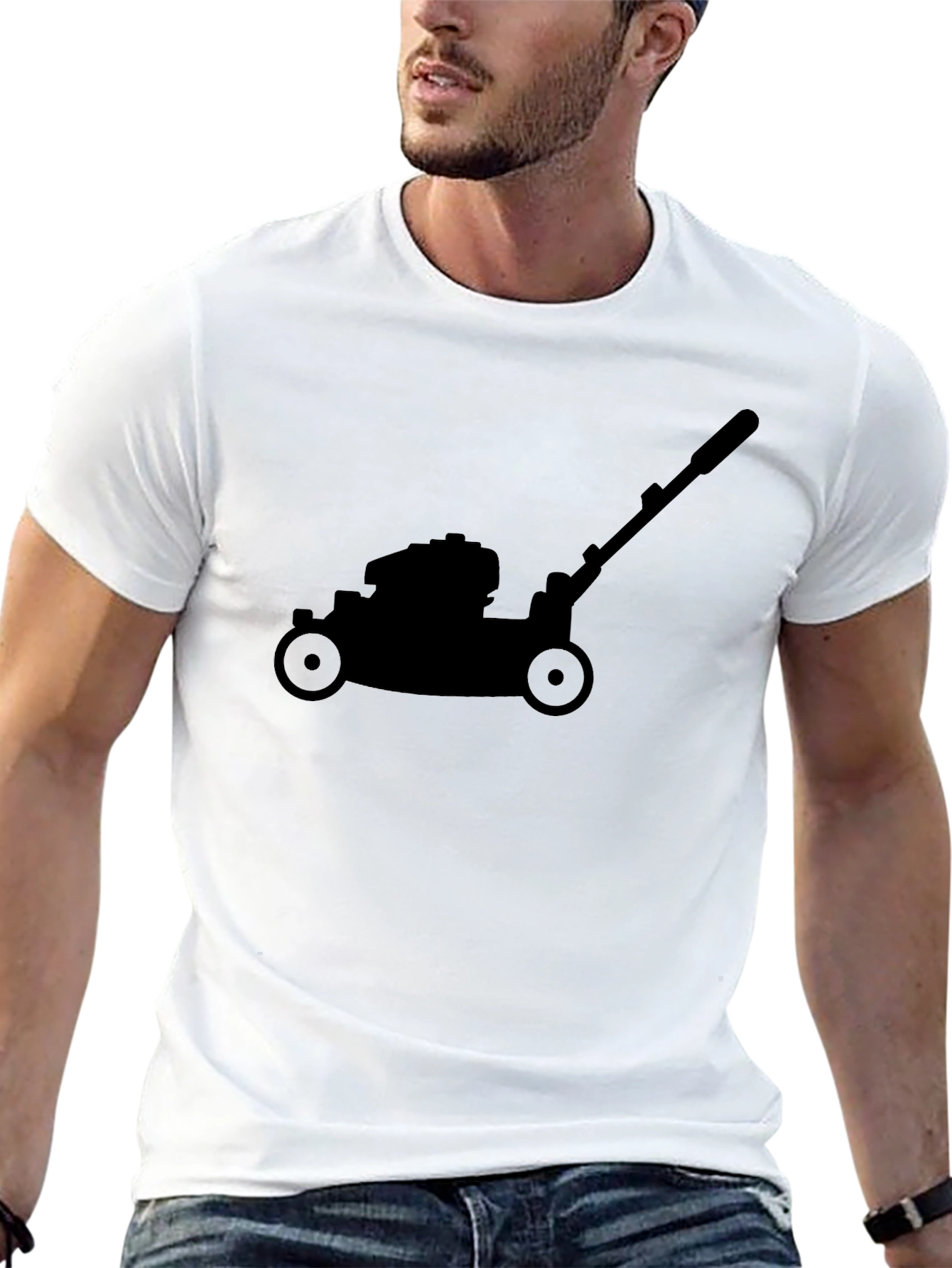 Lawn Mower Graphic Tee - Yardwork in Style
