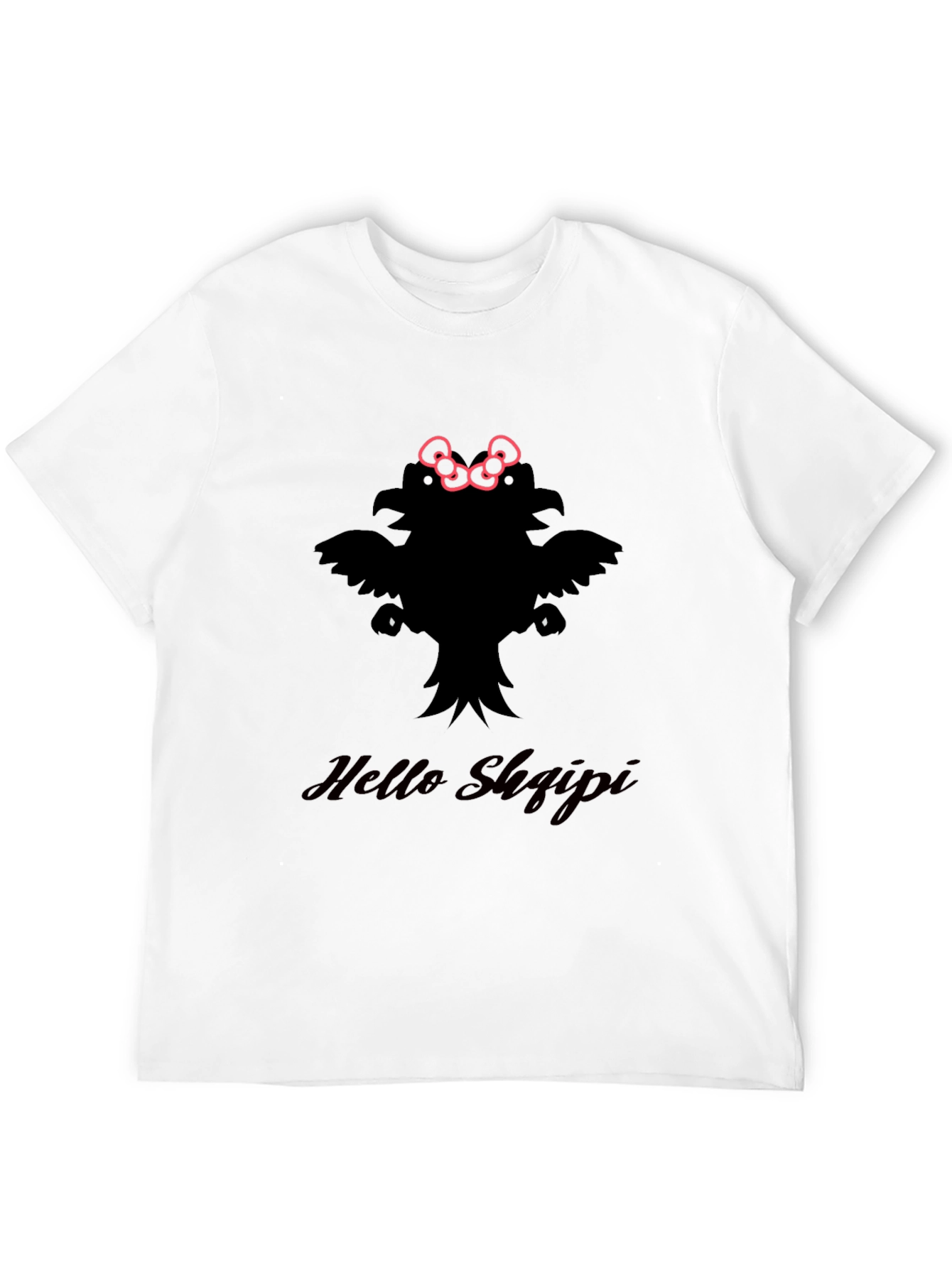 Novelty Hello Shqipi Graphic T-Shirt