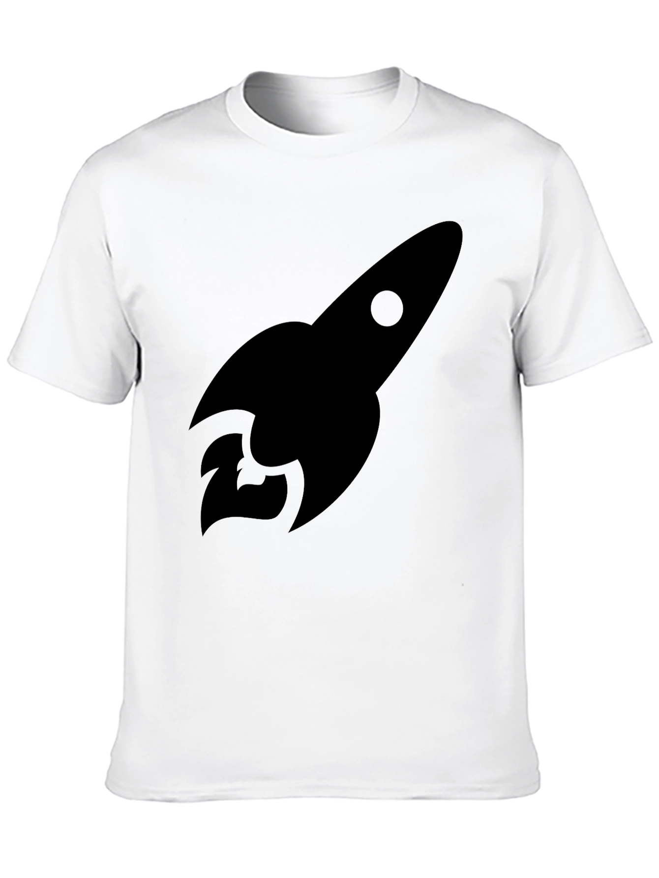 Rocket Graphic Black T-Shirt