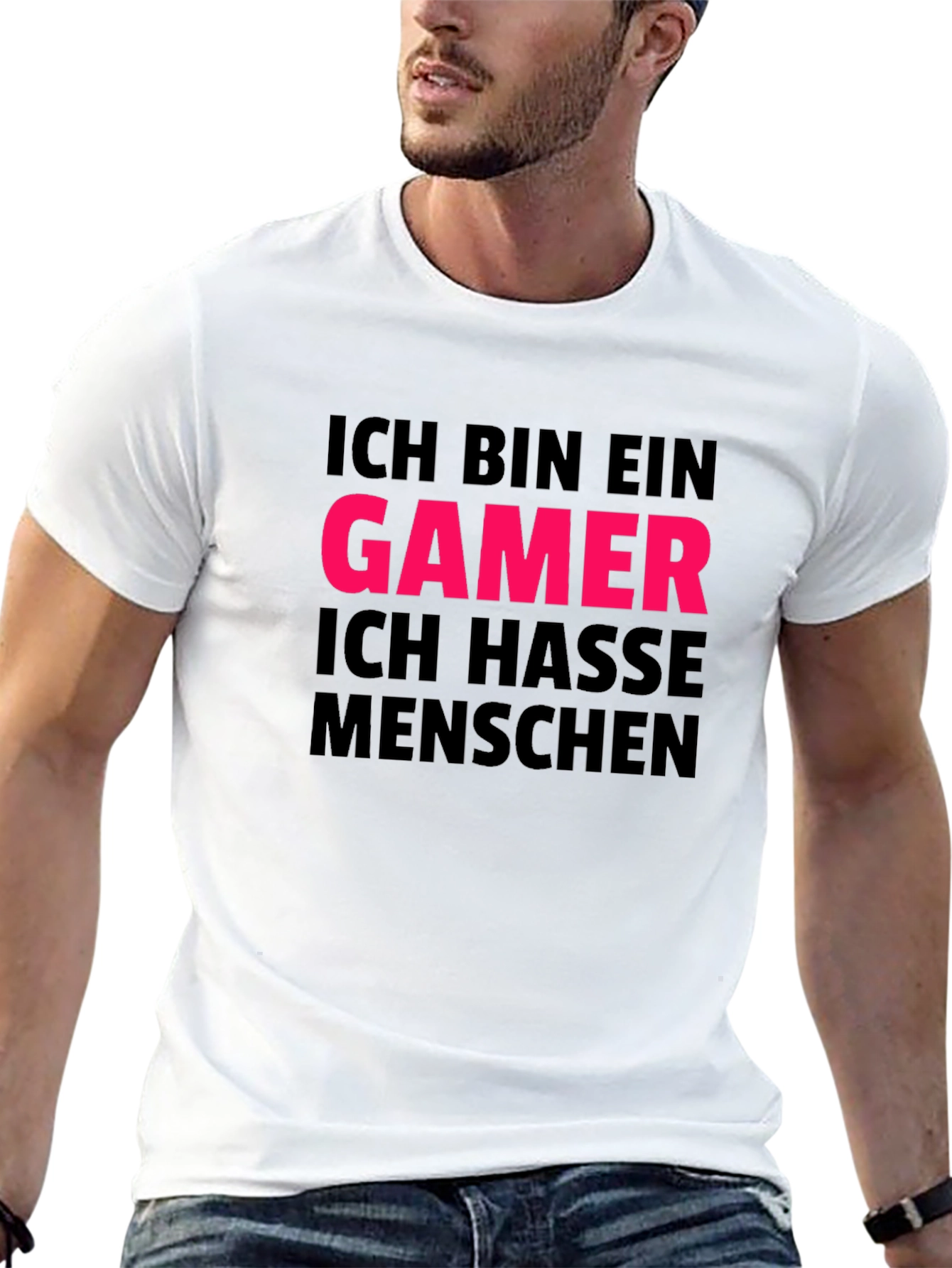 Ich Bin Ein Gamer T-Shirt - Black