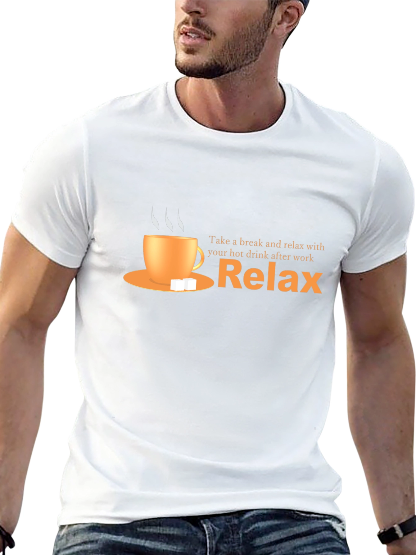 Relax Tee: Coffee Break Comfort