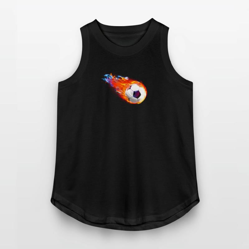 Fiery Speed Soccer Ball Design