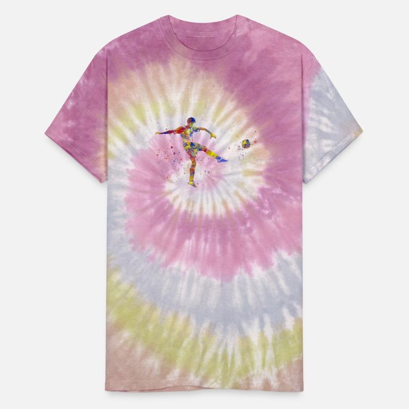 Football player in watercolor