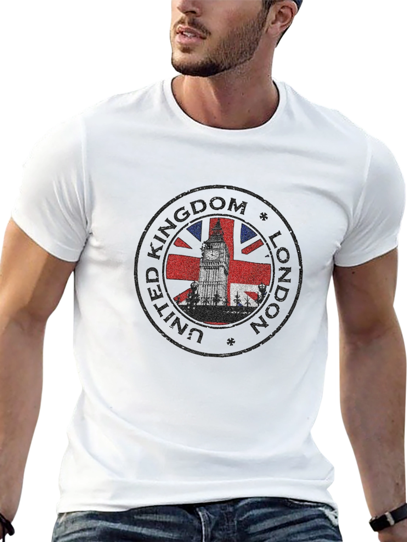 London UK Big Ben T-Shirt - Black