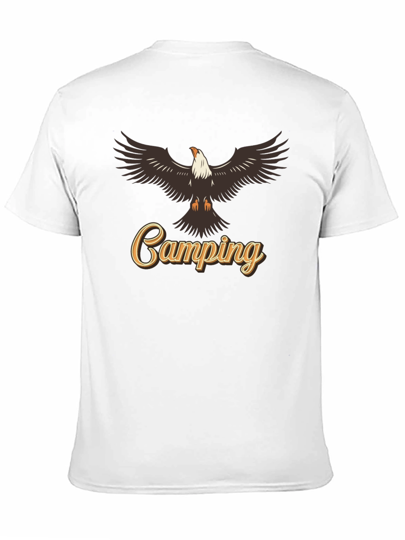 Camping Eagle Graphic Tee