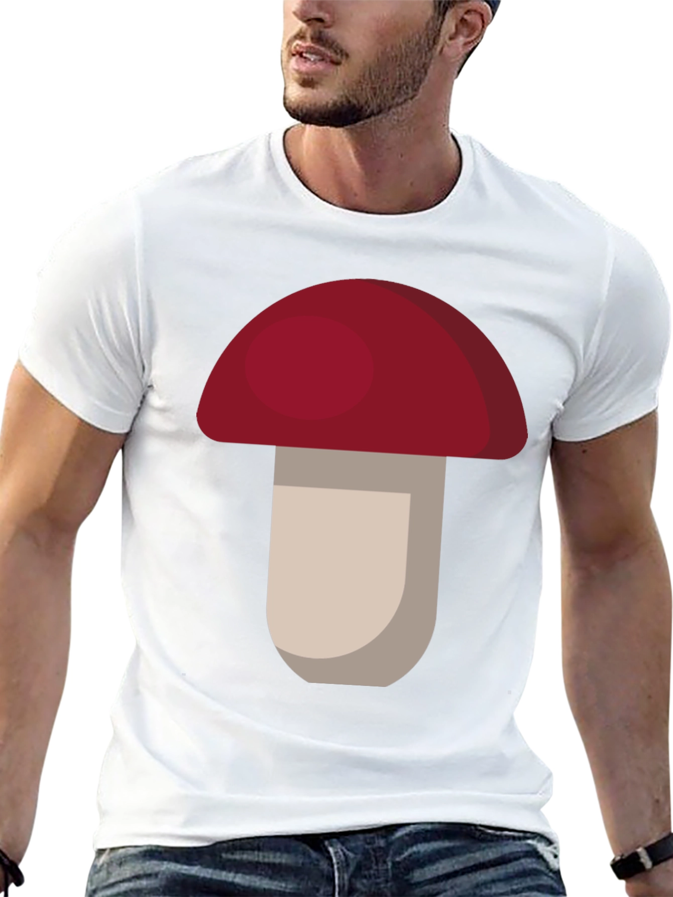 Mushroom Graphic Tee - Funky Casual Style
