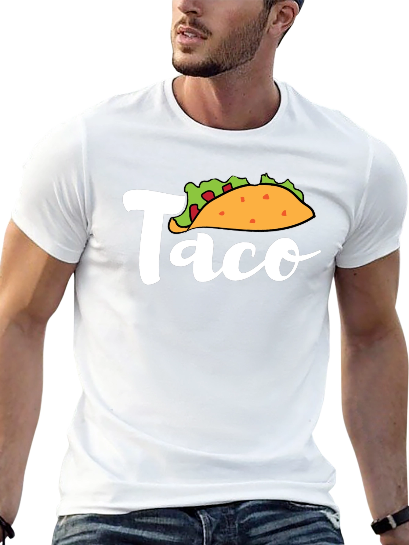 Taco Graphic T-Shirt - Casual Mens Tee