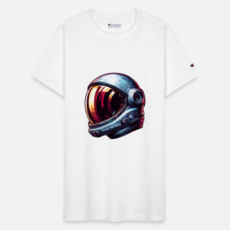 Galactic Explorer - Futuristic Astronaut Helmet