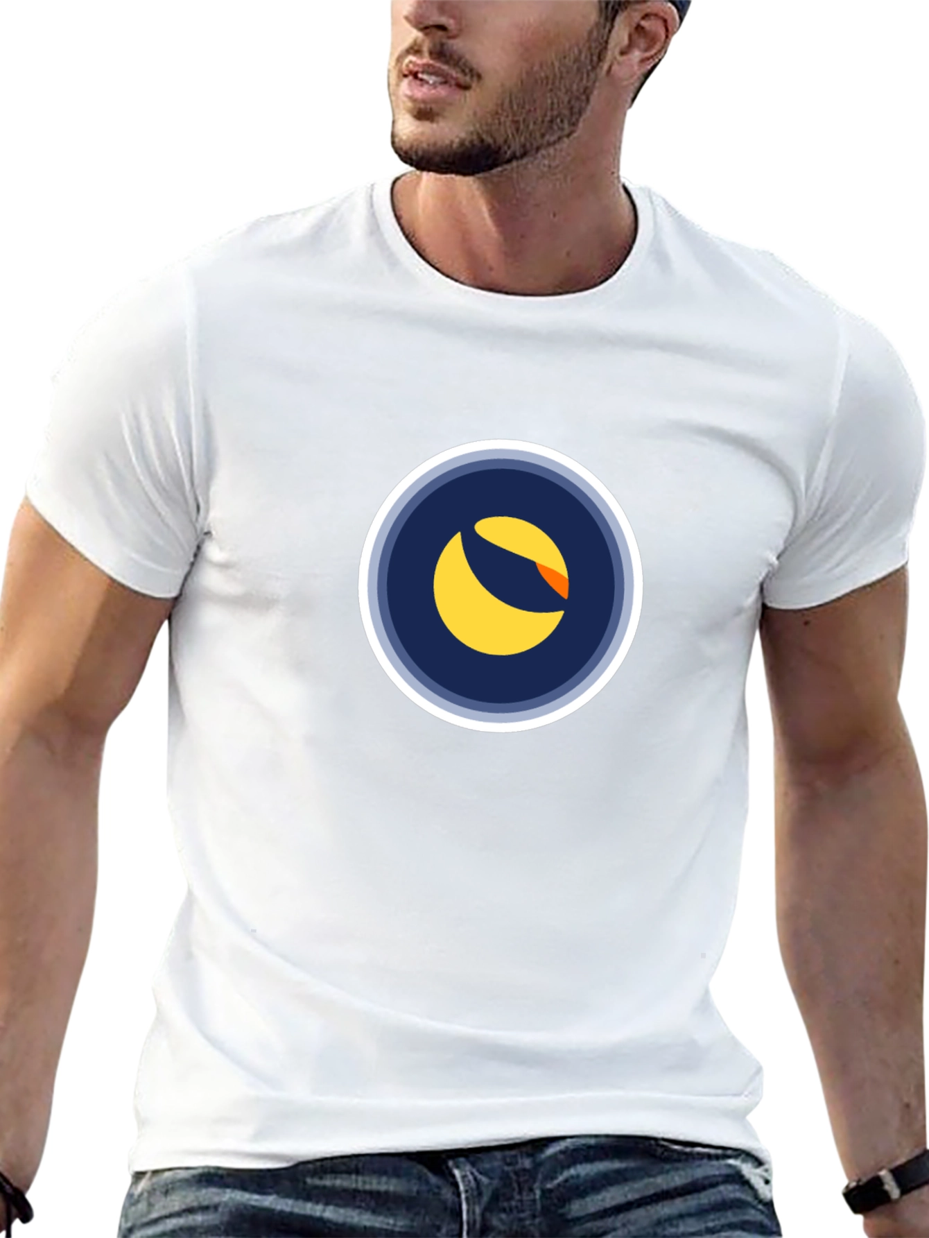Luna Crypto T-Shirt - Black Circular Logo