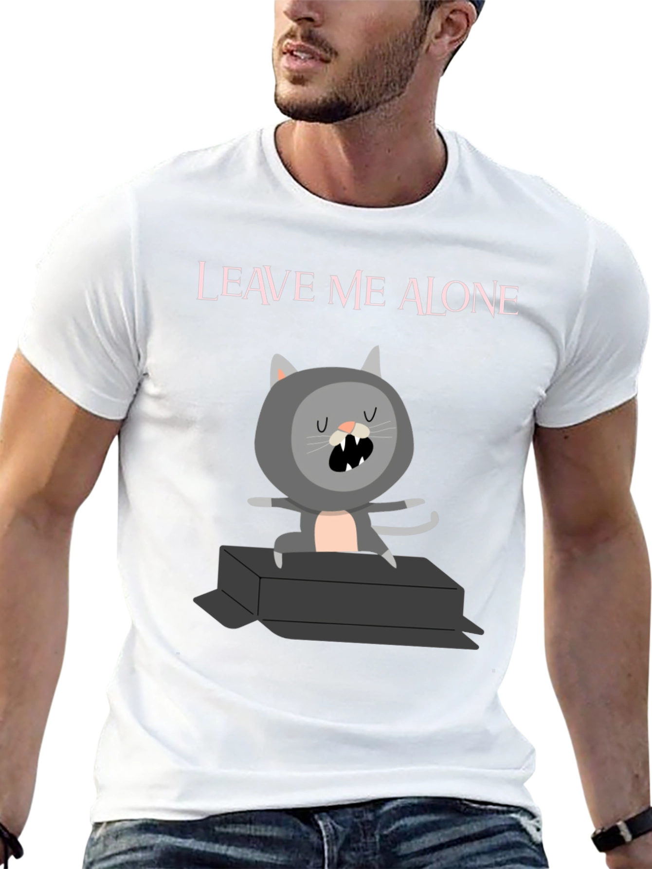 Leave Me Alone Cat T-Shirt