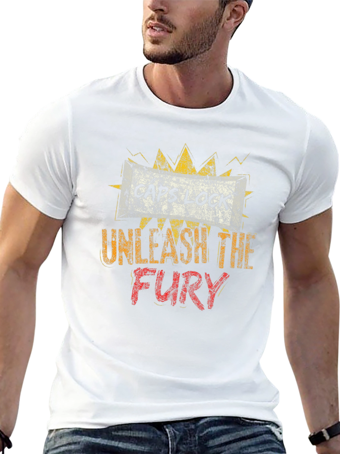 Caps Lock Unleash The Fury T-Shirt