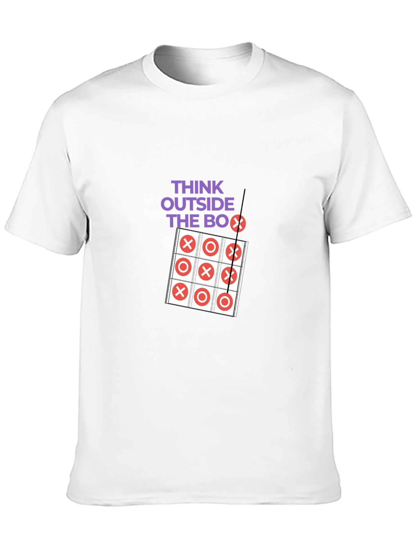 Think Outside the Box Tic-Tac-Toe Graphic Tee