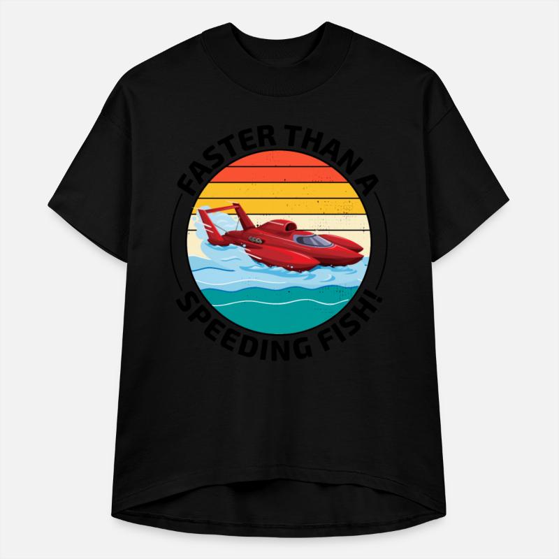 Hydroplane boat Humor: Faster than a Speeding Fish