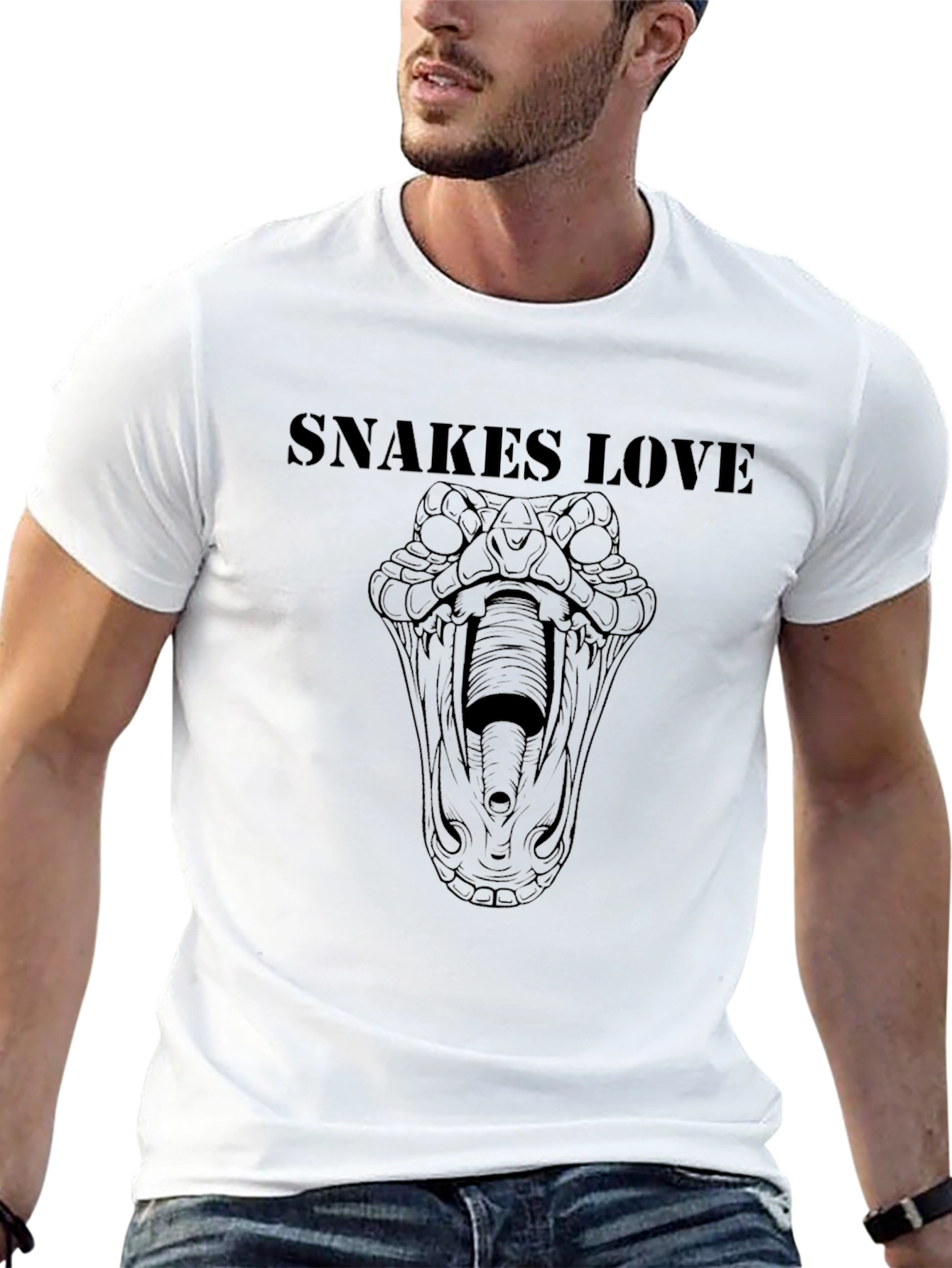 Snakes Love Graphic T-Shirt