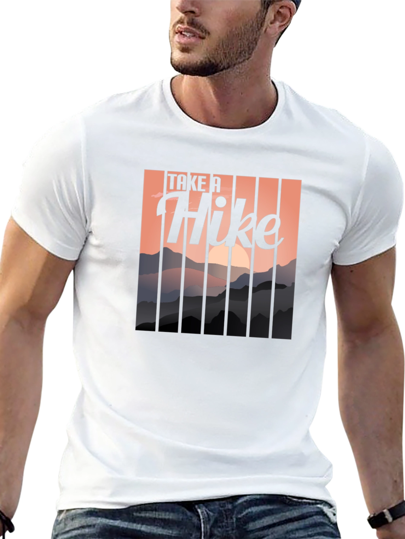 Take a Hike Graphic Tee - Mountain Adventure Shirt