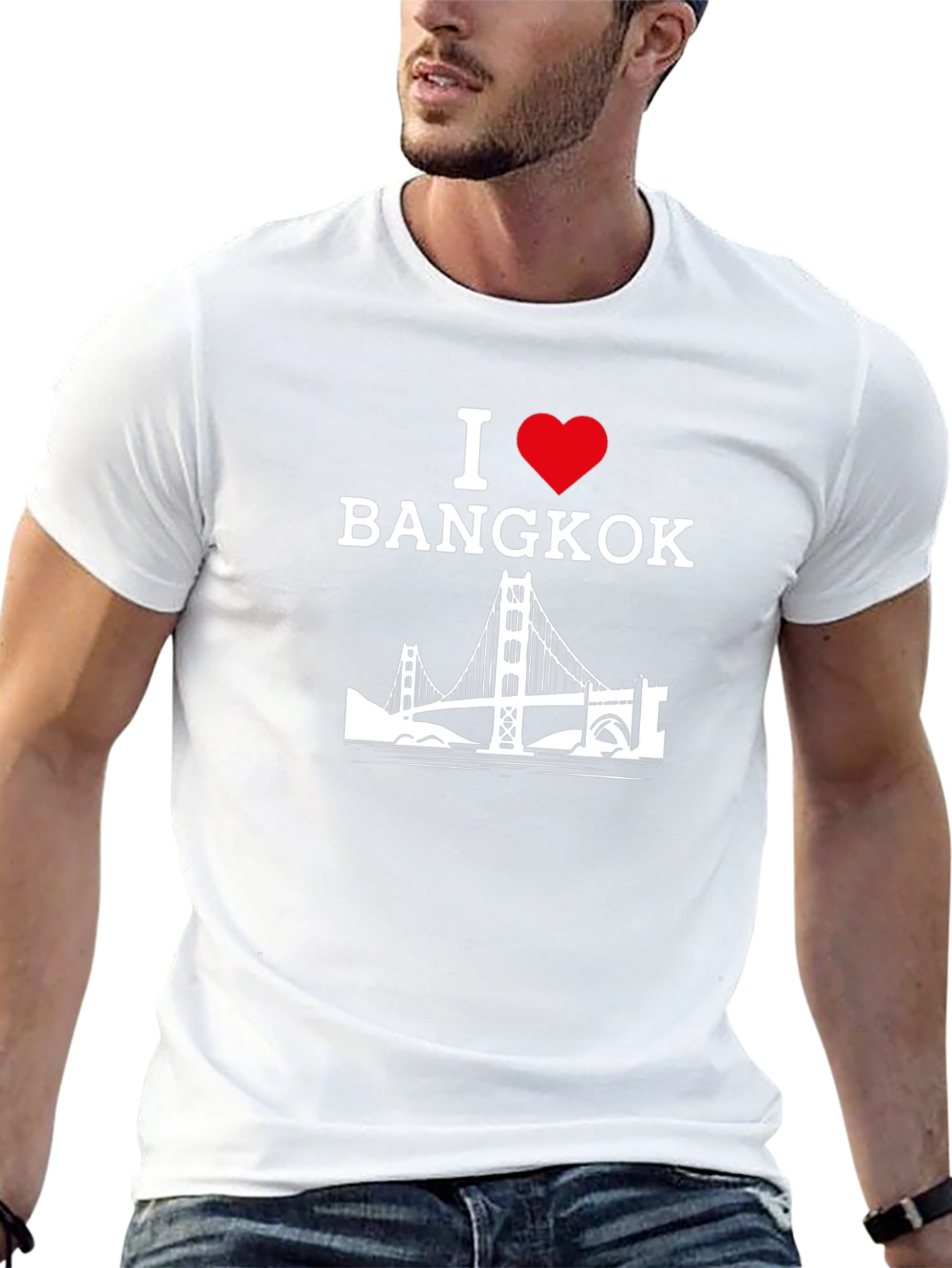 I Heart Bangkok Graphic T-Shirt - Black