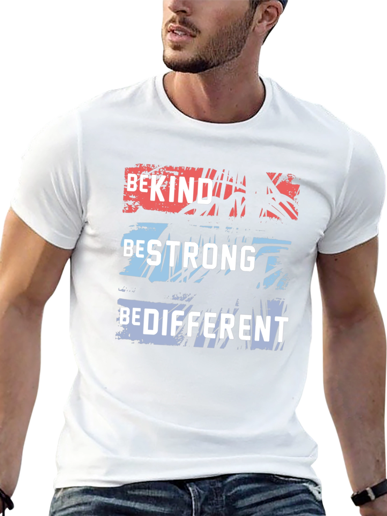 Be Kind Strong Different Graphic Tee