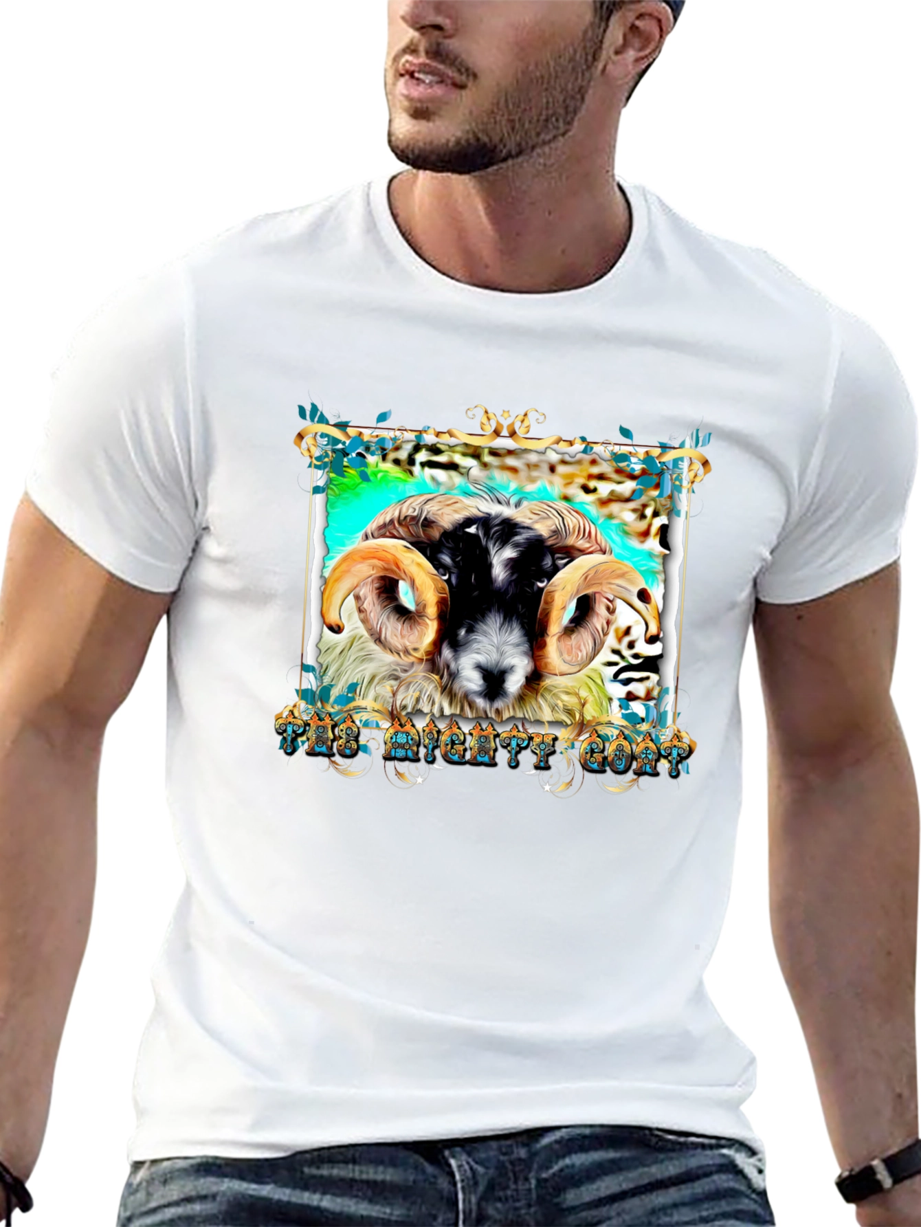 The Mighty Goat Black T-Shirt