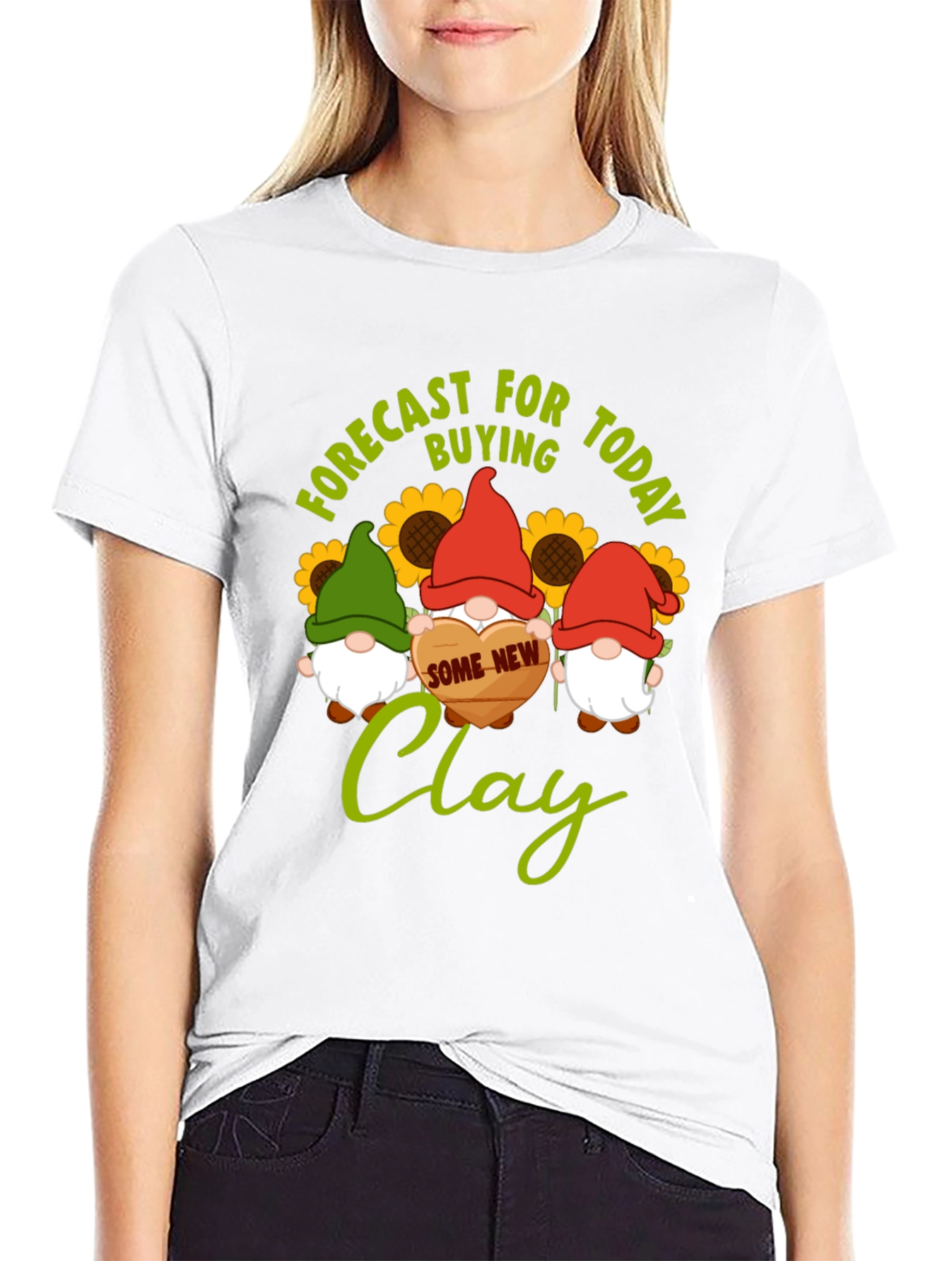 Forecast Buying Clay T-Shirt - Gnome Lovers Gift