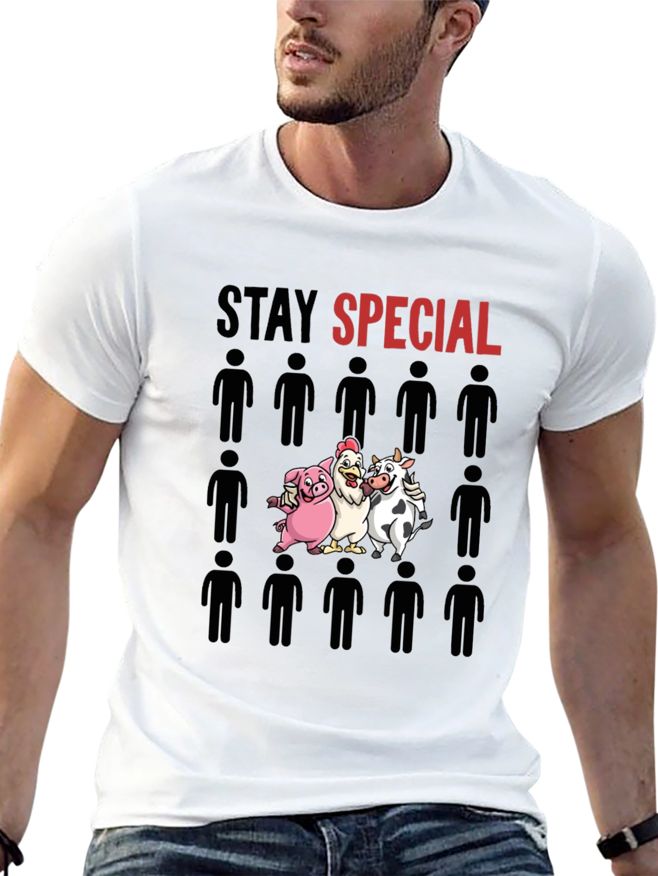 Stay Special T-Shirt - Novelty Animal Design