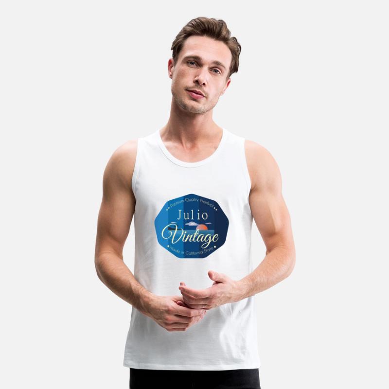 Julio First Name Vintage Blue