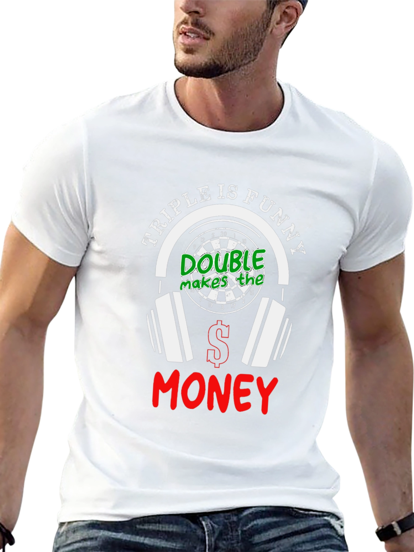 Triple is Funny Dart T-Shirt