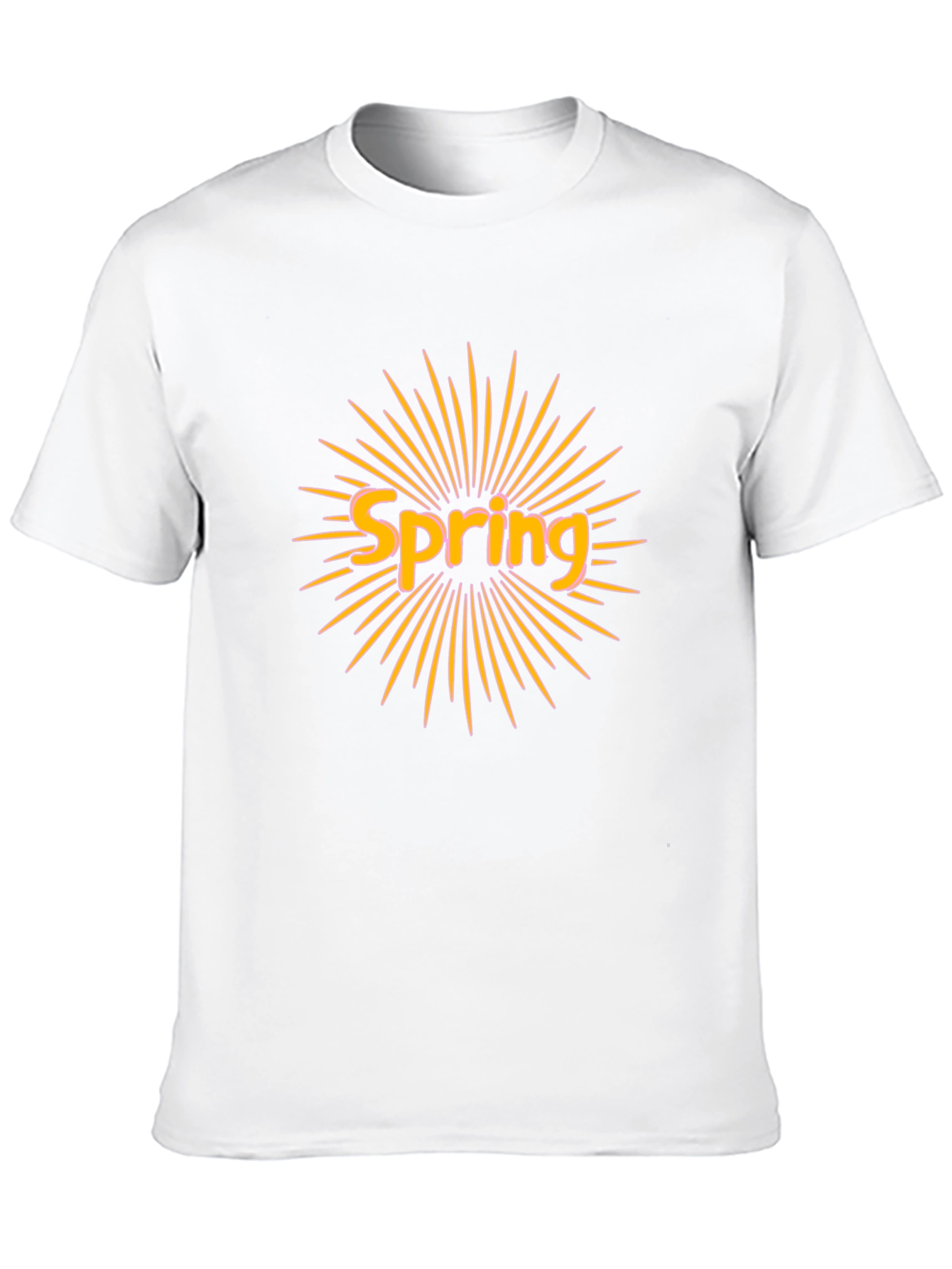 Spring Sunburst Graphic Tee - Stylish Black T-Shirt