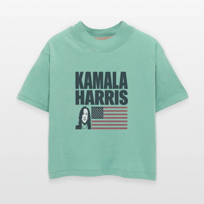 Kamala Harris,Harris Walz 2024,With Flag America.