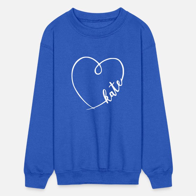 Kate Name Heart Calligraphy